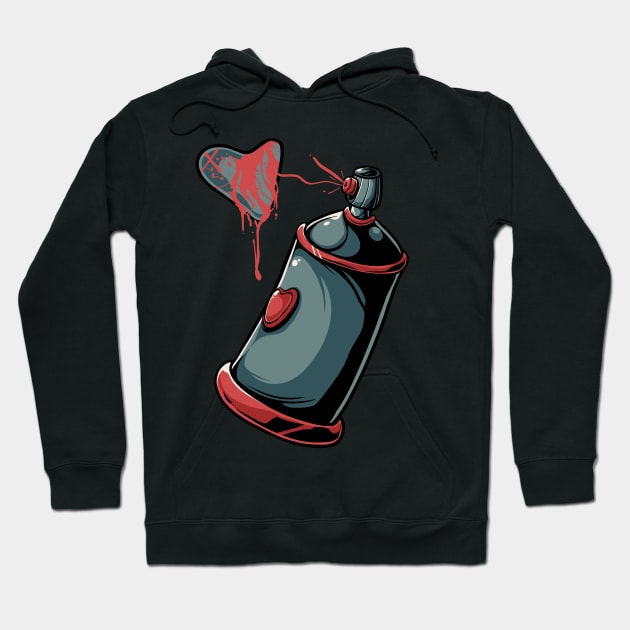 Love is Messy Hoodie by Crystal Dynamo